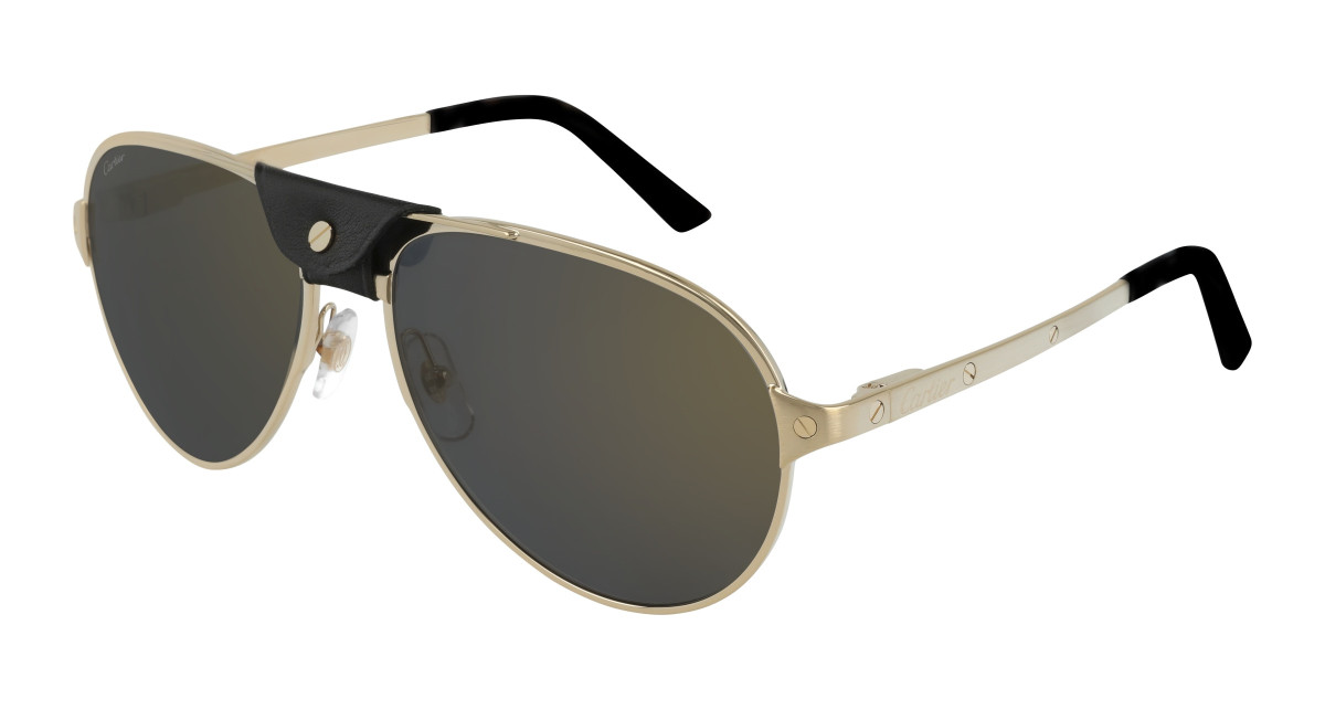 Lunettes de Soleil Cartier CT0034S 014 Or