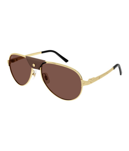 Lunettes de Soleil Cartier CT0034S 015 Or