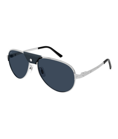 Lunettes de Soleil Cartier CT0034S 016 Argent