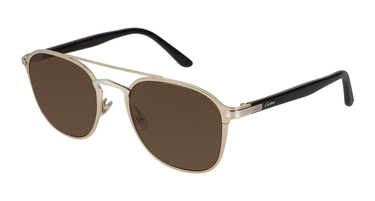 Lunettes de Soleil Cartier CT0012S 002 Or