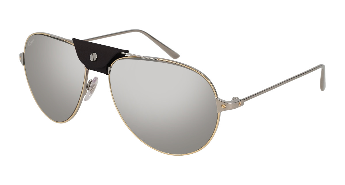 Lunettes de Soleil Cartier CT0038S 007 Or