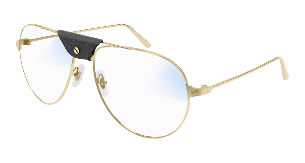 Lunettes de Soleil Cartier CT0038S 017 Or