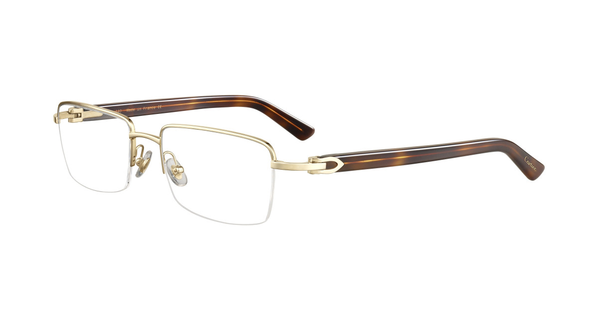 Lunettes de Vue Cartier CT0042O 003 Or