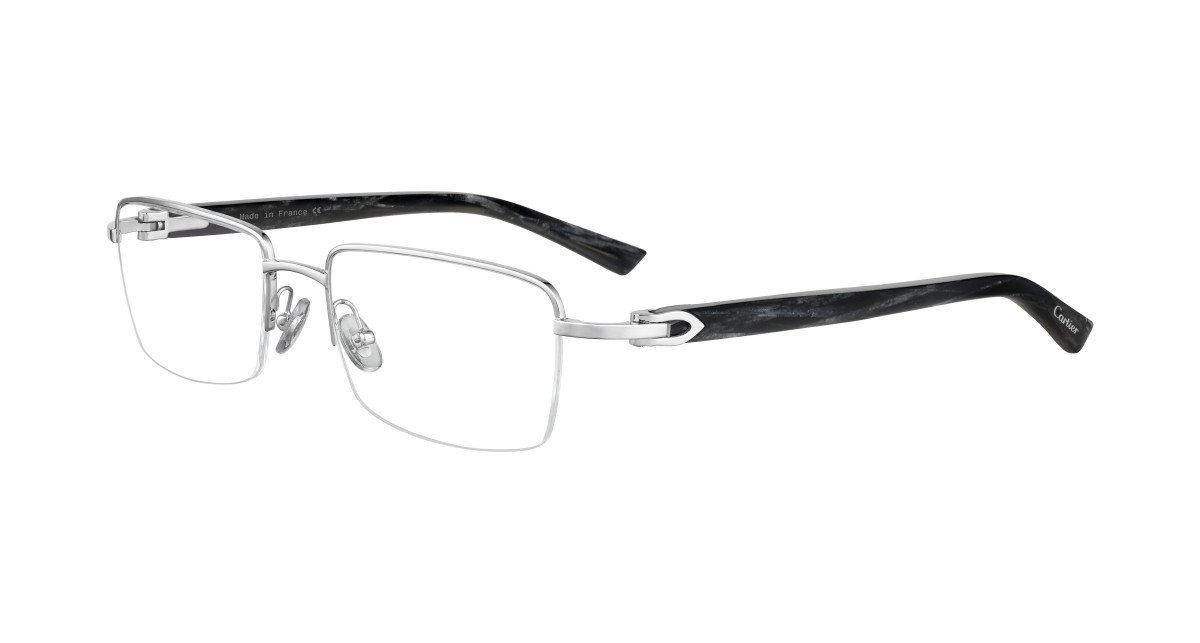 Lunettes de Vue Cartier CT0042O 004 Argent