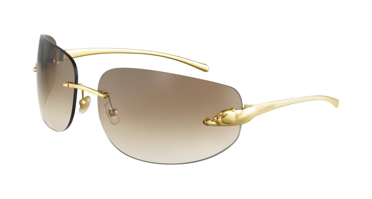 Lunettes de Soleil Cartier CT0062S 002 Or