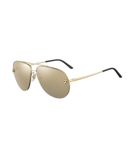 Lunettes de Soleil Cartier CT0065S 002 Or