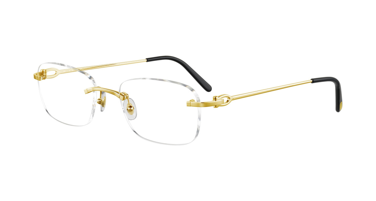 Lunettes de Vue Cartier CT0050O 001 Or