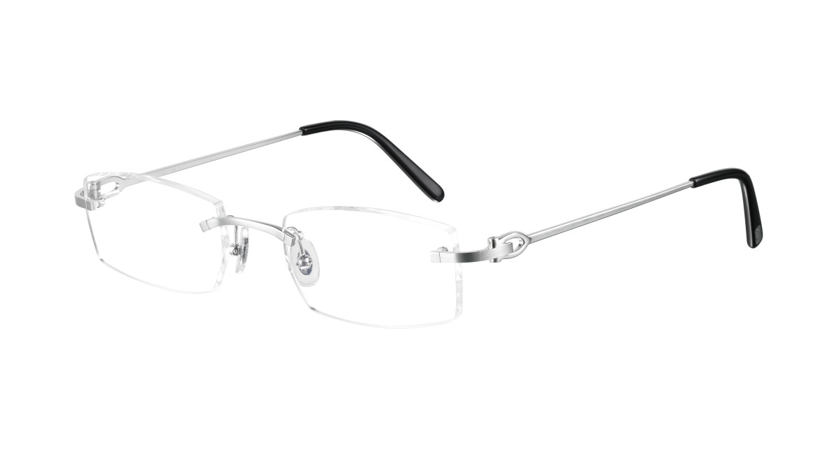 Lunettes de Vue Cartier CT0045O 001 Argent