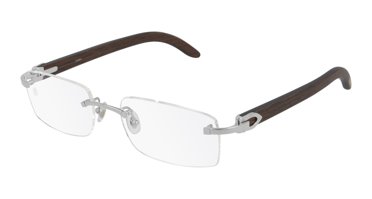 Lunettes de Vue Cartier CT0052O 004 Argent