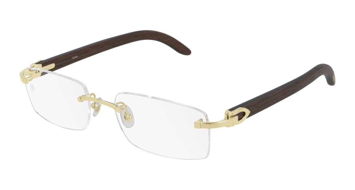 Lunettes de Vue Cartier CT0052O 005 Or