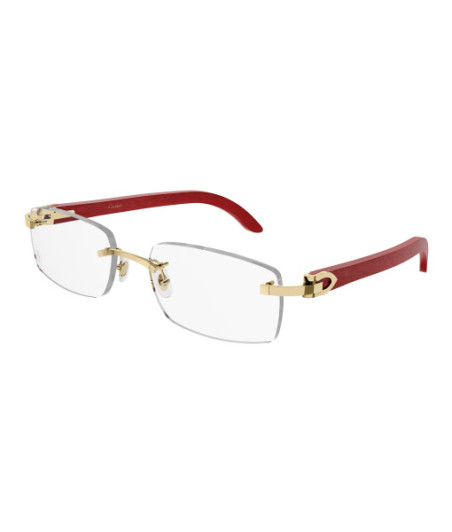 Lunettes de Vue Cartier CT0052O 006 Or