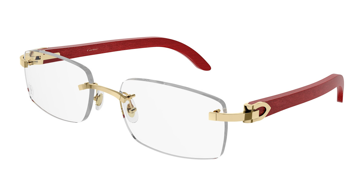 Lunettes de Vue Cartier CT0052O 006 Or