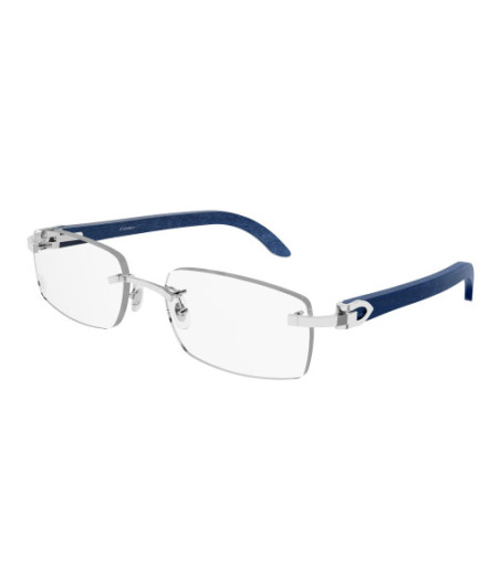 Lunettes de Vue Cartier CT0052O 007 Argent