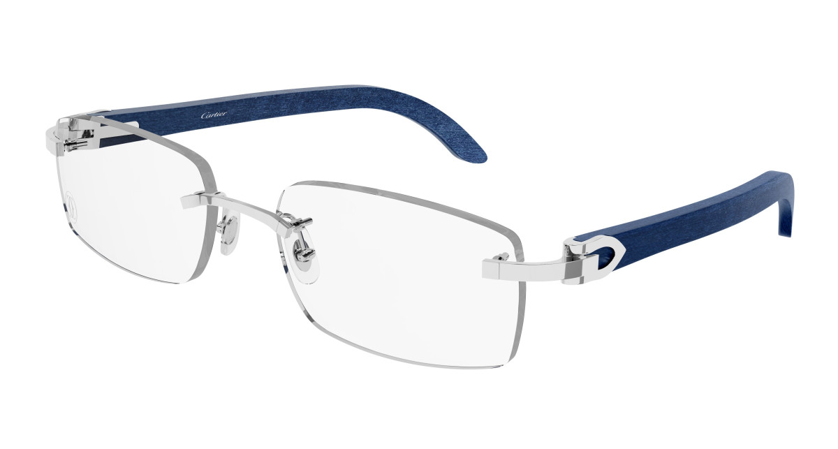 Lunettes de Vue Cartier CT0052O 007 Argent