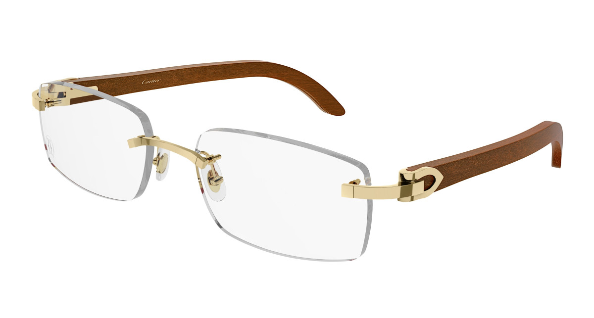 Lunettes de Vue Cartier CT0052O 008 Or