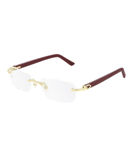 Lunettes de Vue Cartier CT0048O 006 Or