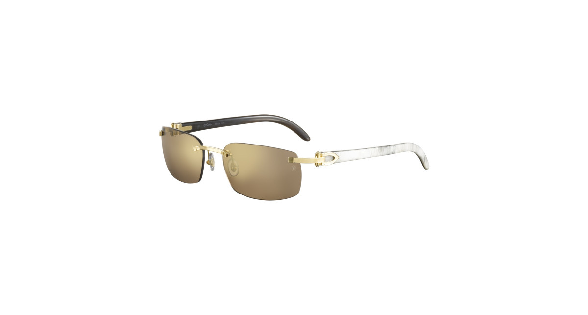 Lunettes de Soleil Cartier CT0046S 004 Or