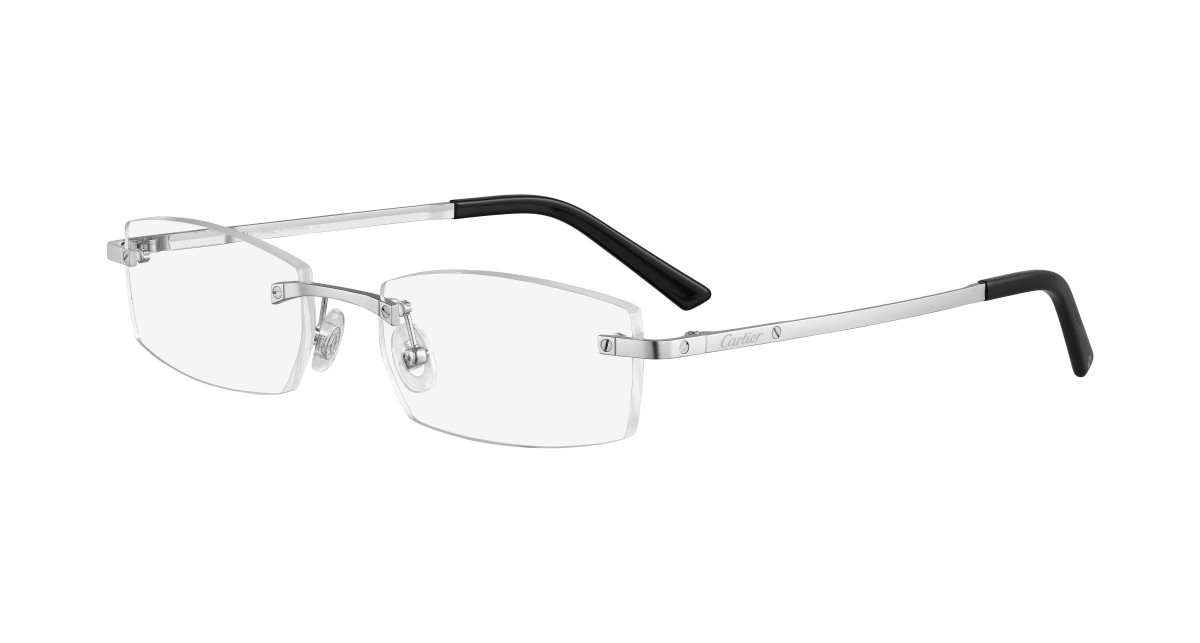 Lunettes de Vue Cartier CT0087O 001 Argent