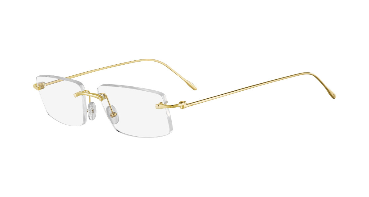 Lunettes de Vue Cartier CT0070O 001 Or