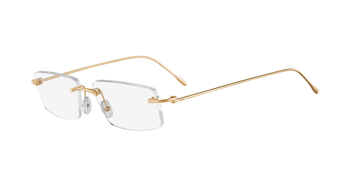 Lunettes de Vue Cartier CT0070O 003 Or