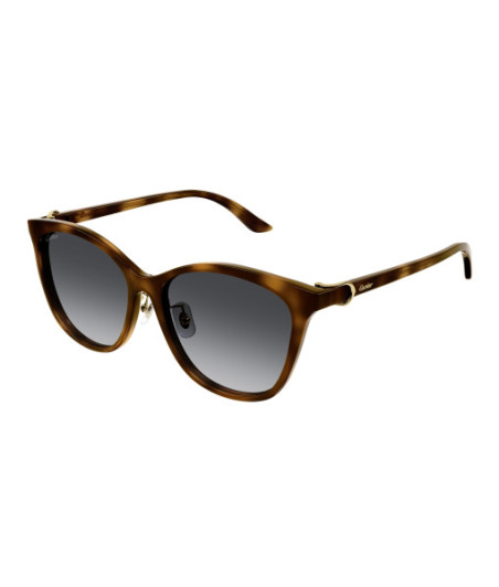 Lunettes de Soleil Cartier CT0186SA 005 Havane