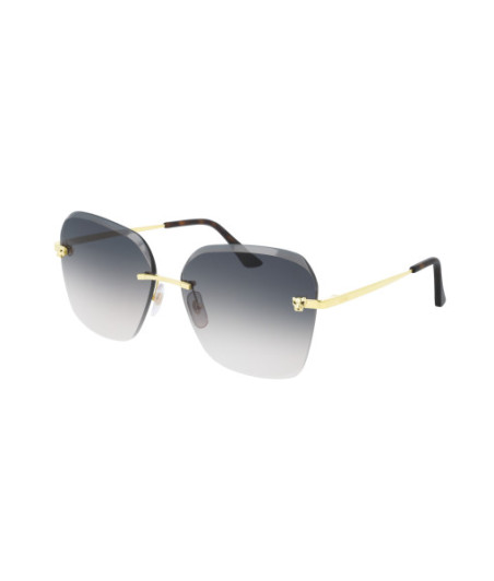 Lunettes de Soleil Cartier CT0147S 002 Or