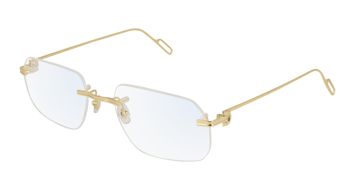 Lunettes de Vue Cartier CT0113O 001 Or