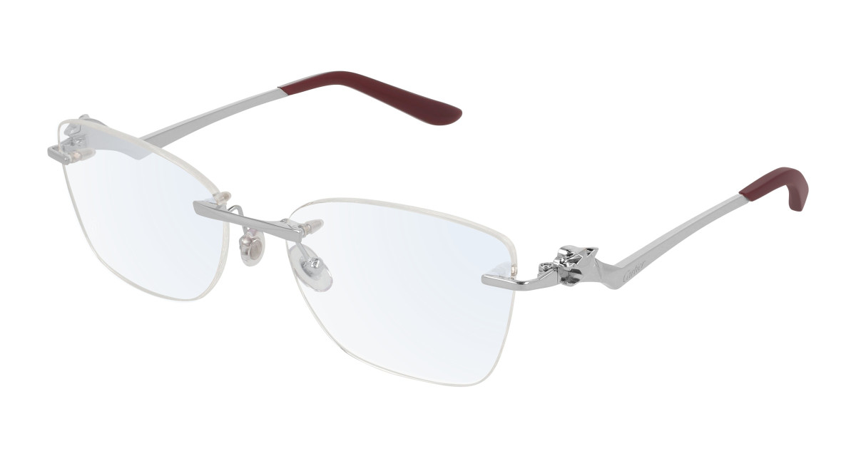 Lunettes de Vue Cartier CT0120O 003 Argent