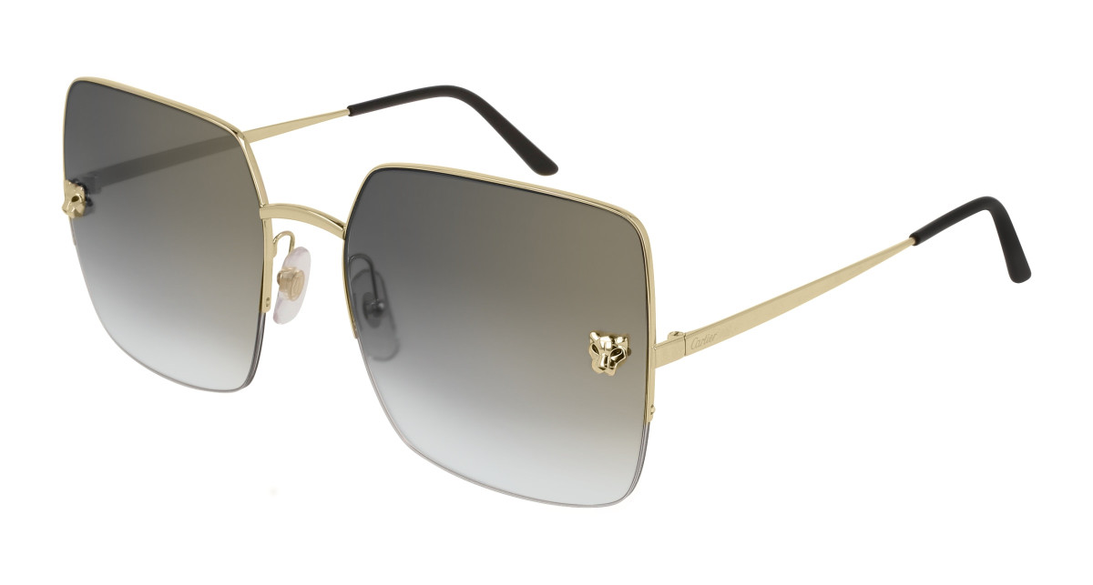 Lunettes de Soleil Cartier CT0121S 004 Or