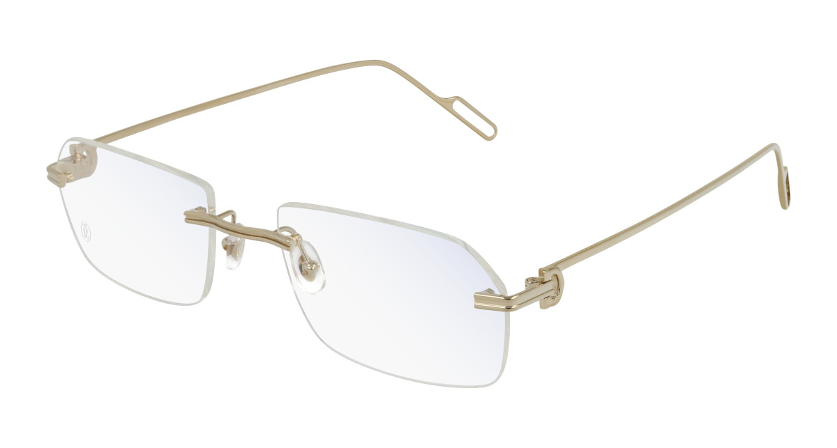 Lunettes de Vue Cartier CT0162O 001 Or