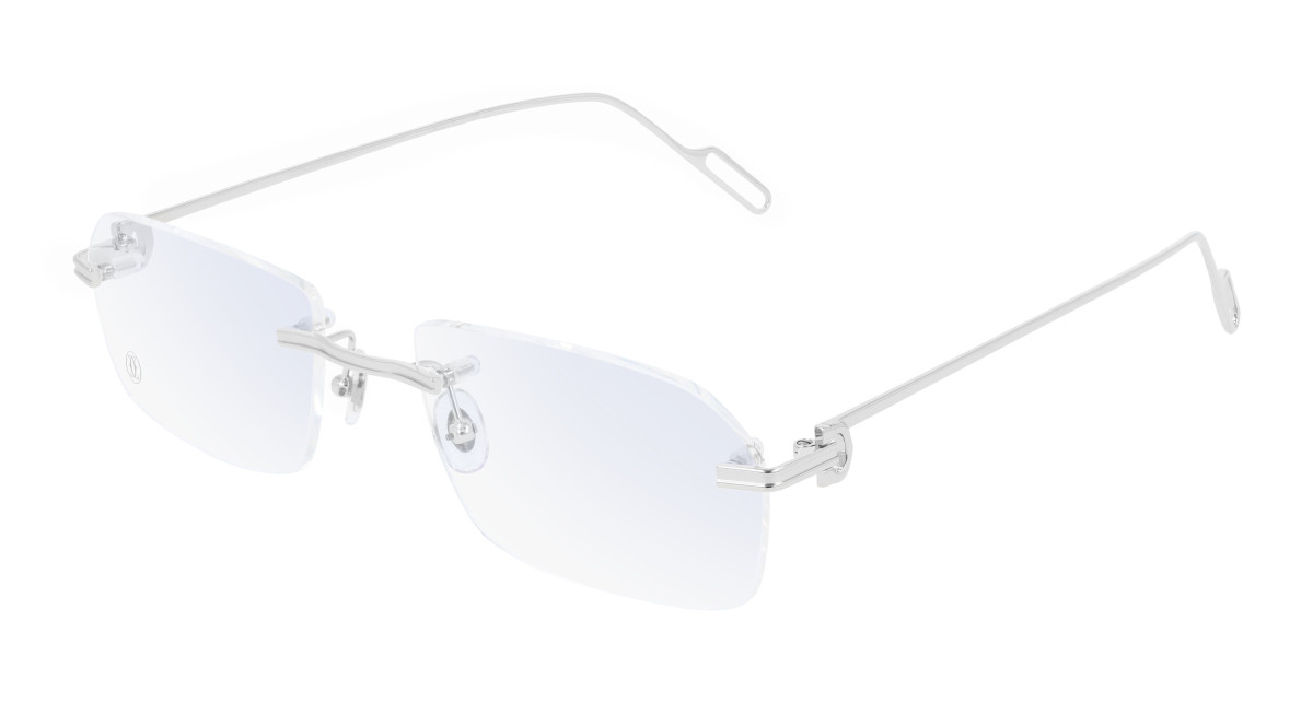 Lunettes de Vue Cartier CT0162O 002 Argent