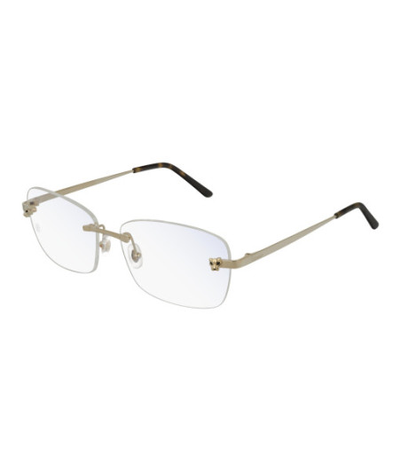 Lunettes de Vue Cartier CT0148O 001 Or