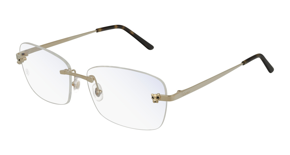 Lunettes de Vue Cartier CT0148O 001 Or