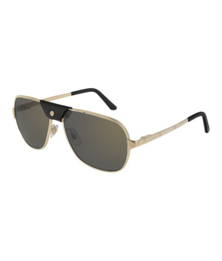 Lunettes de Soleil Cartier CT0165S 007 Or