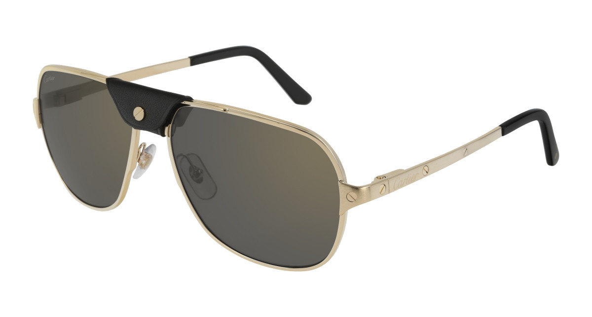 Lunettes de Soleil Cartier CT0165S 007 Or