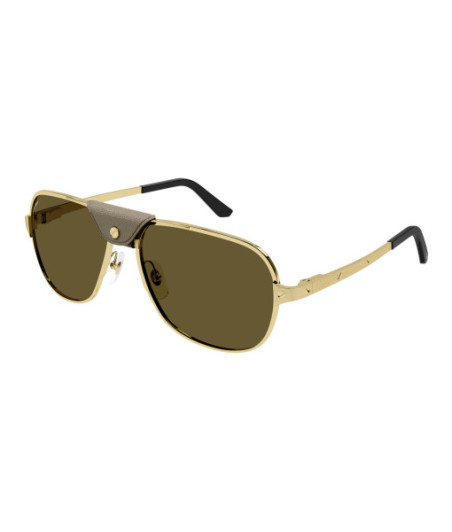 Lunettes de Soleil Cartier CT0165S 011 Or