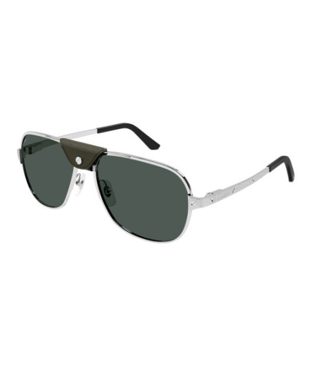 Lunettes de Soleil Cartier CT0165S 012 Argent