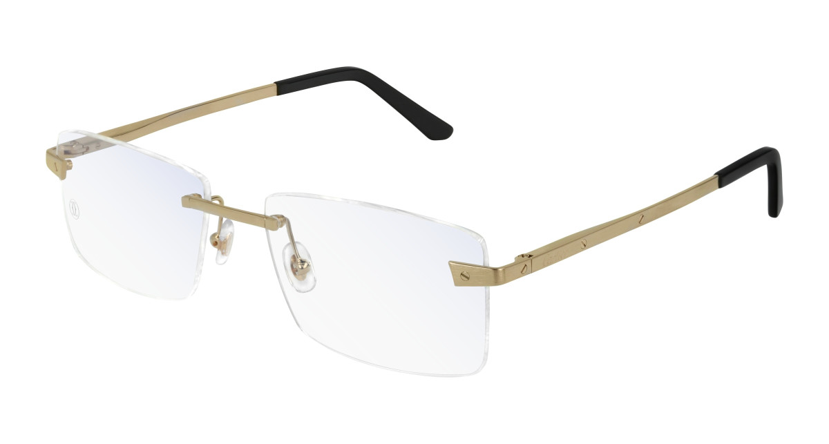 Lunettes de Vue Cartier CT0167O 004 Or