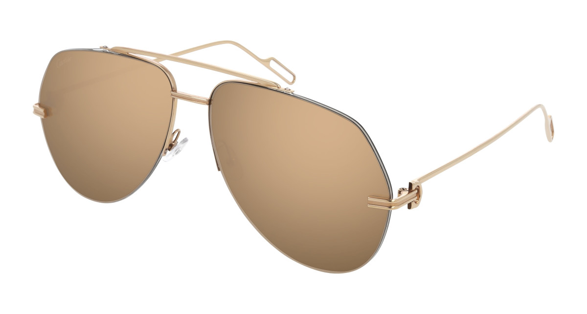 Lunettes de Soleil Cartier CT0170S 001 Cuivre