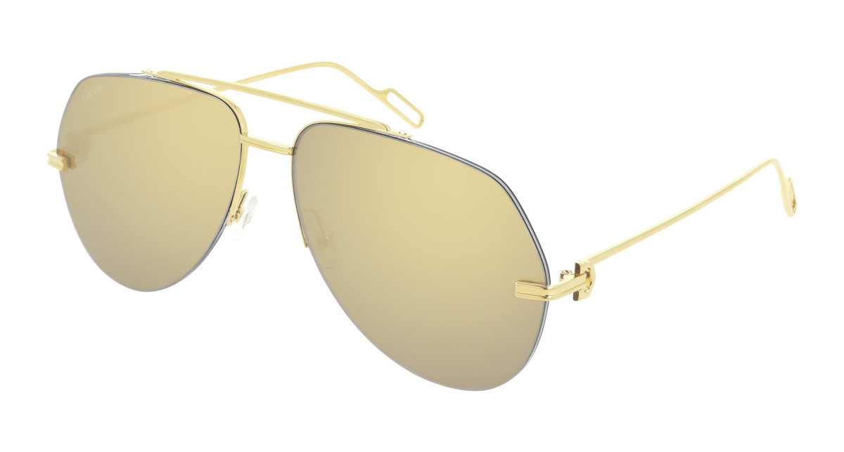 Lunettes de Soleil Cartier CT0170S 003 Or