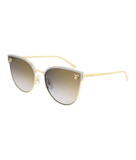 Lunettes de Soleil Cartier CT0198S 001 Argent