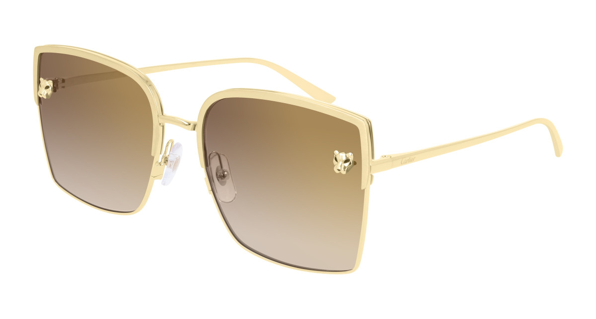 Lunettes de Soleil Cartier CT0199S 002 Or