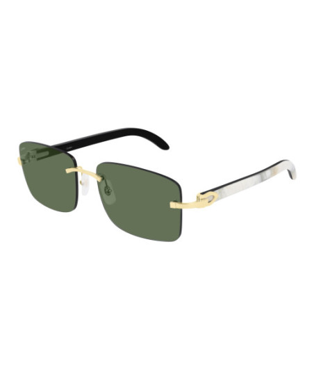 Lunettes de Soleil Cartier CT0030RS 002 Or