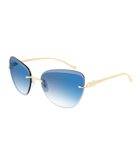 Lunettes de Soleil Cartier CT0032RS 002 Or