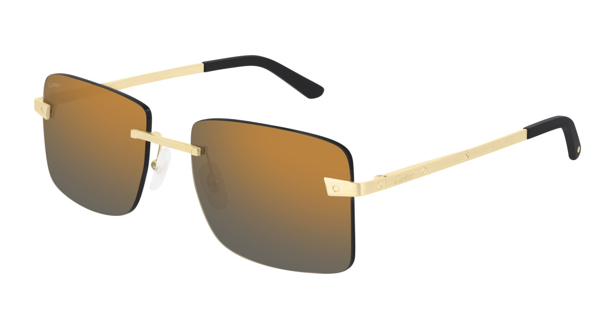 Lunettes de Soleil Cartier CT0033RS 001 Or