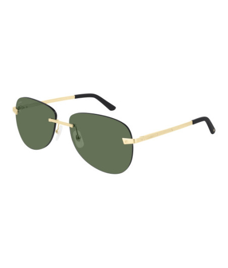 Lunettes de Soleil Cartier CT0035RS 002 Or