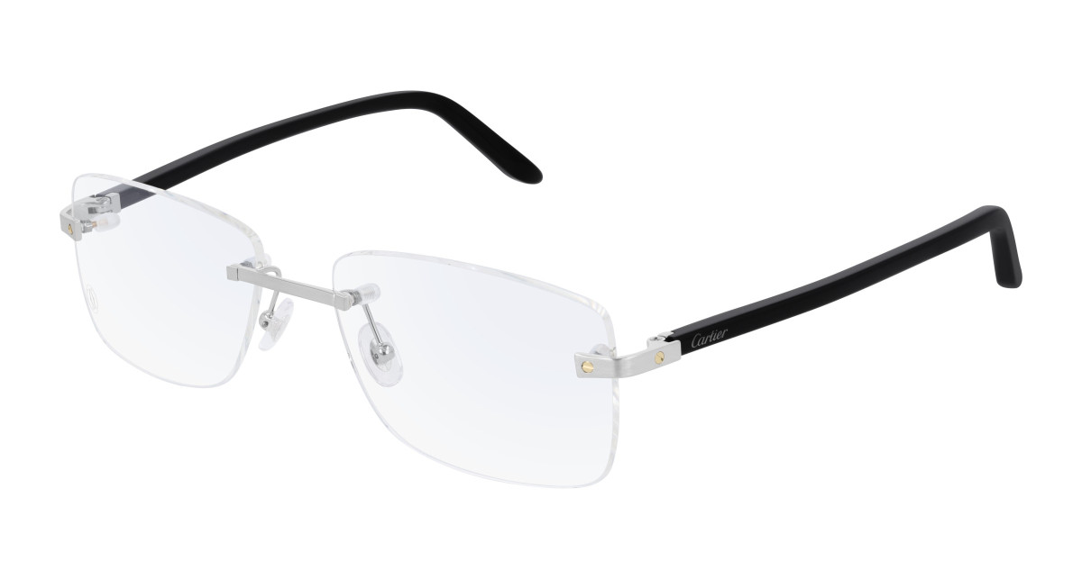 Lunettes de Vue Cartier CT0216OA 004 Argent