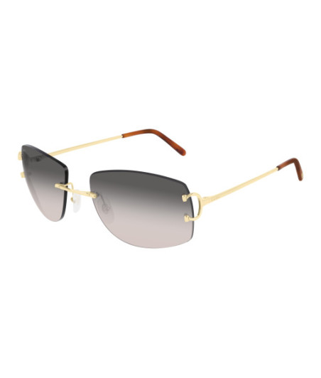 Lunettes de Soleil Cartier CT0008RS 001 Or