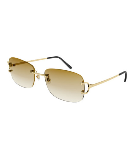 Lunettes de Soleil Cartier CT0011RS 002 Or