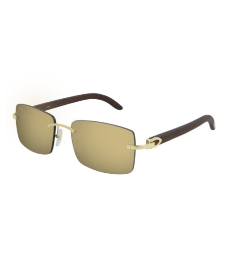 Lunettes de Soleil Cartier CT0012RS 001 Or